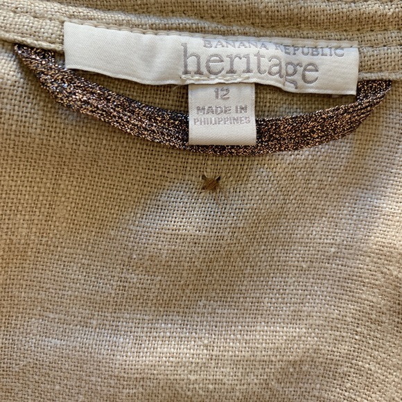 Cream Flax Jacket from BR - Picture 7 of 10